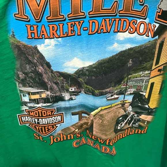 Harley Davidson Mile 1 St John’s NFLD shirt. Size 2XL(2018) - Picture 3 of 7